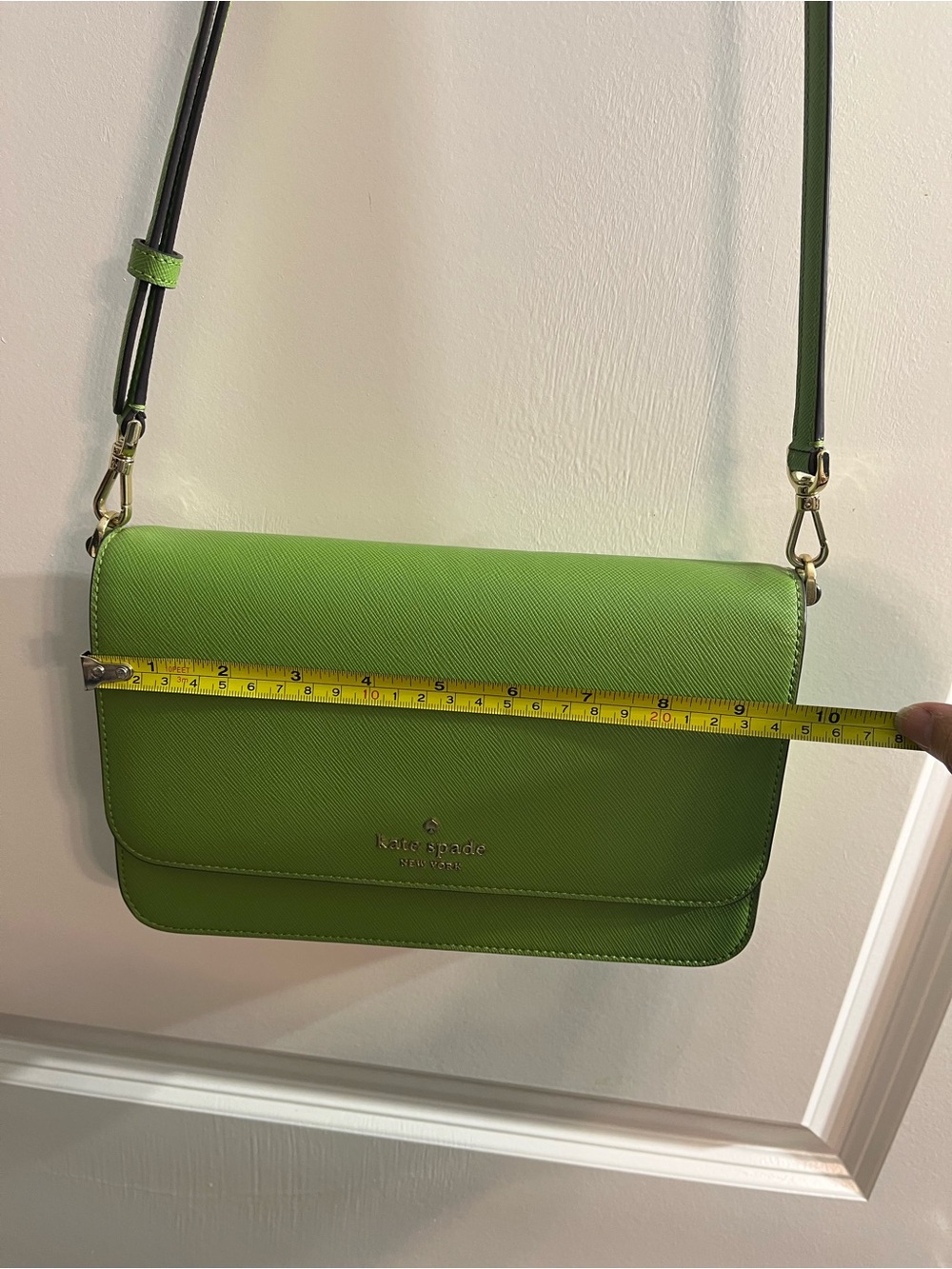 kate spade green crossbody with matching wallet - Picture 13 of 15